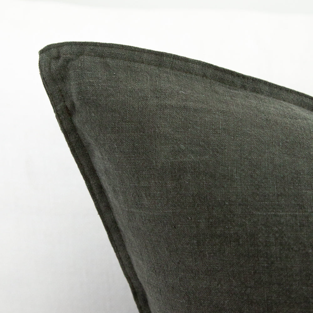 Everyday Linen Cushion Olive 60x60cm