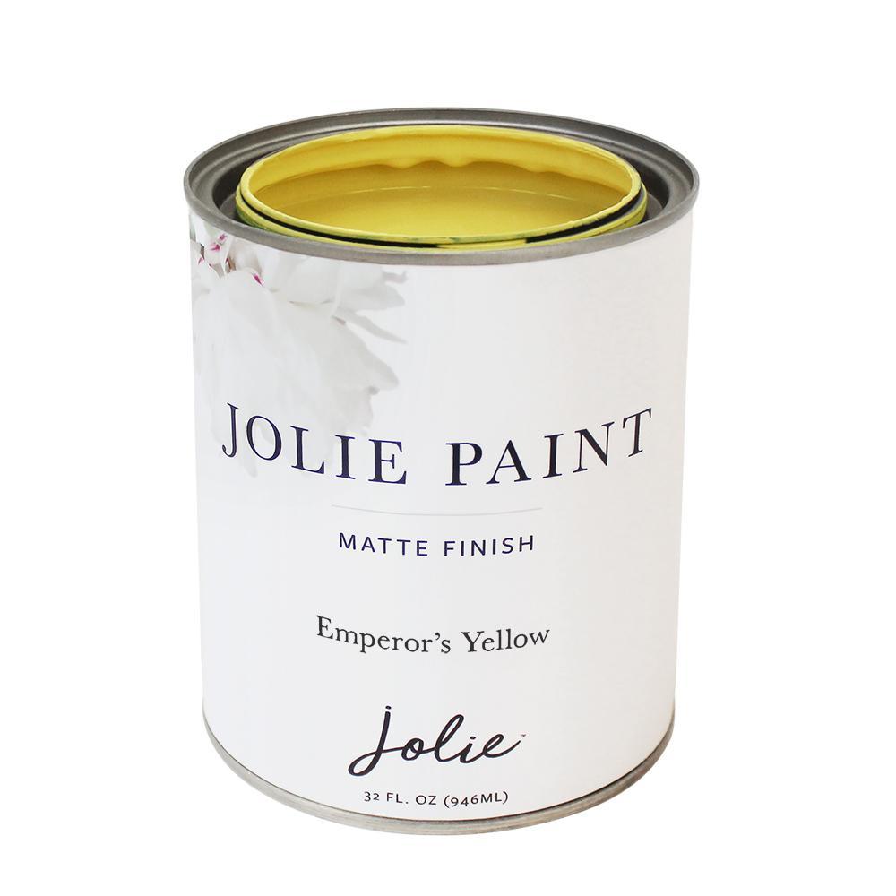 Jolie Chalk paint in Emperors Yellow.