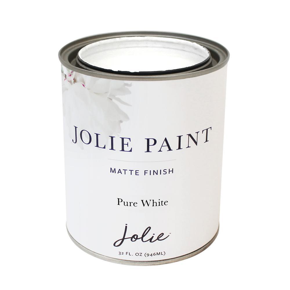 Jolie Chalk Paint in Pure White.
