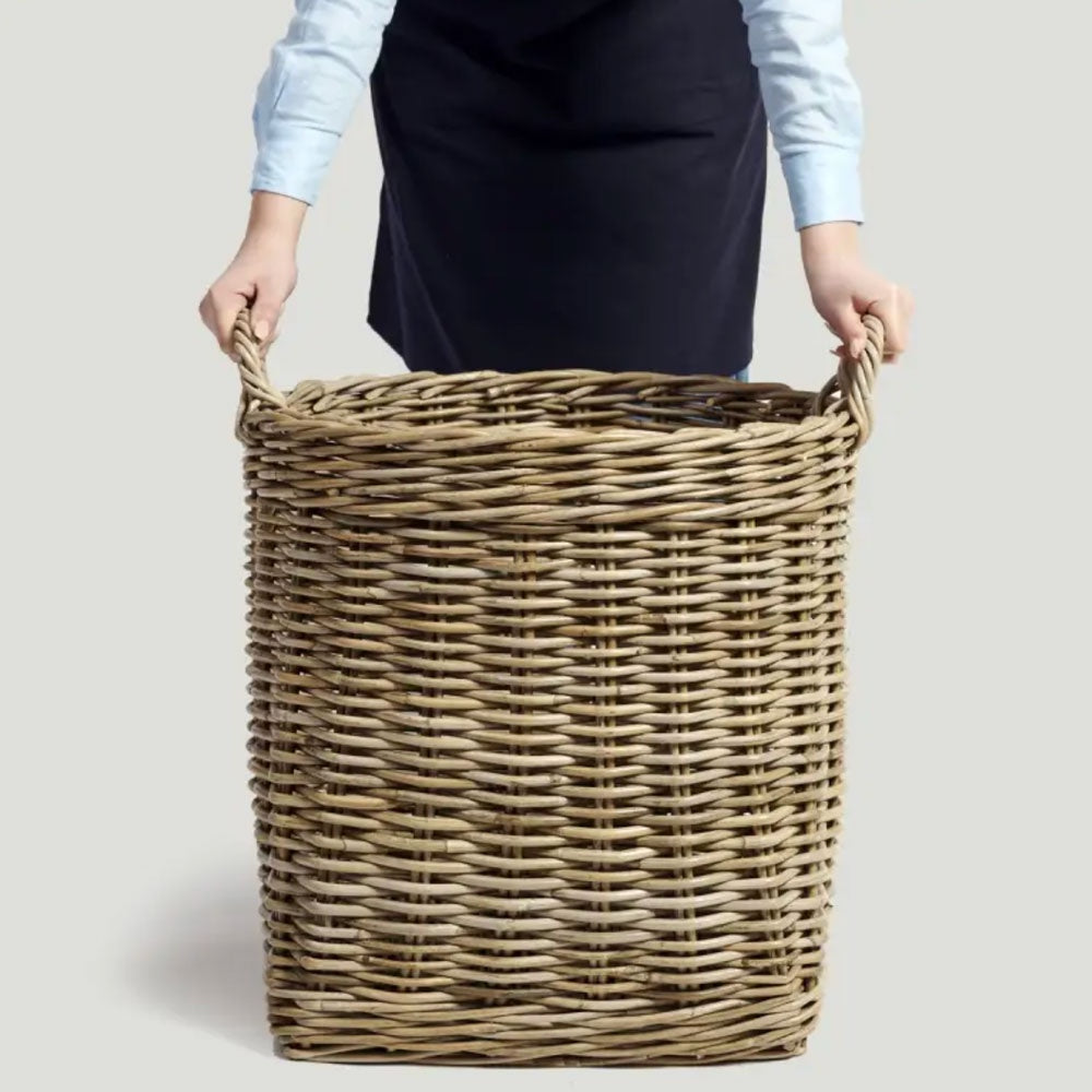 Kikko Large Wicker Basket Pepperwhites by Tara Dennis