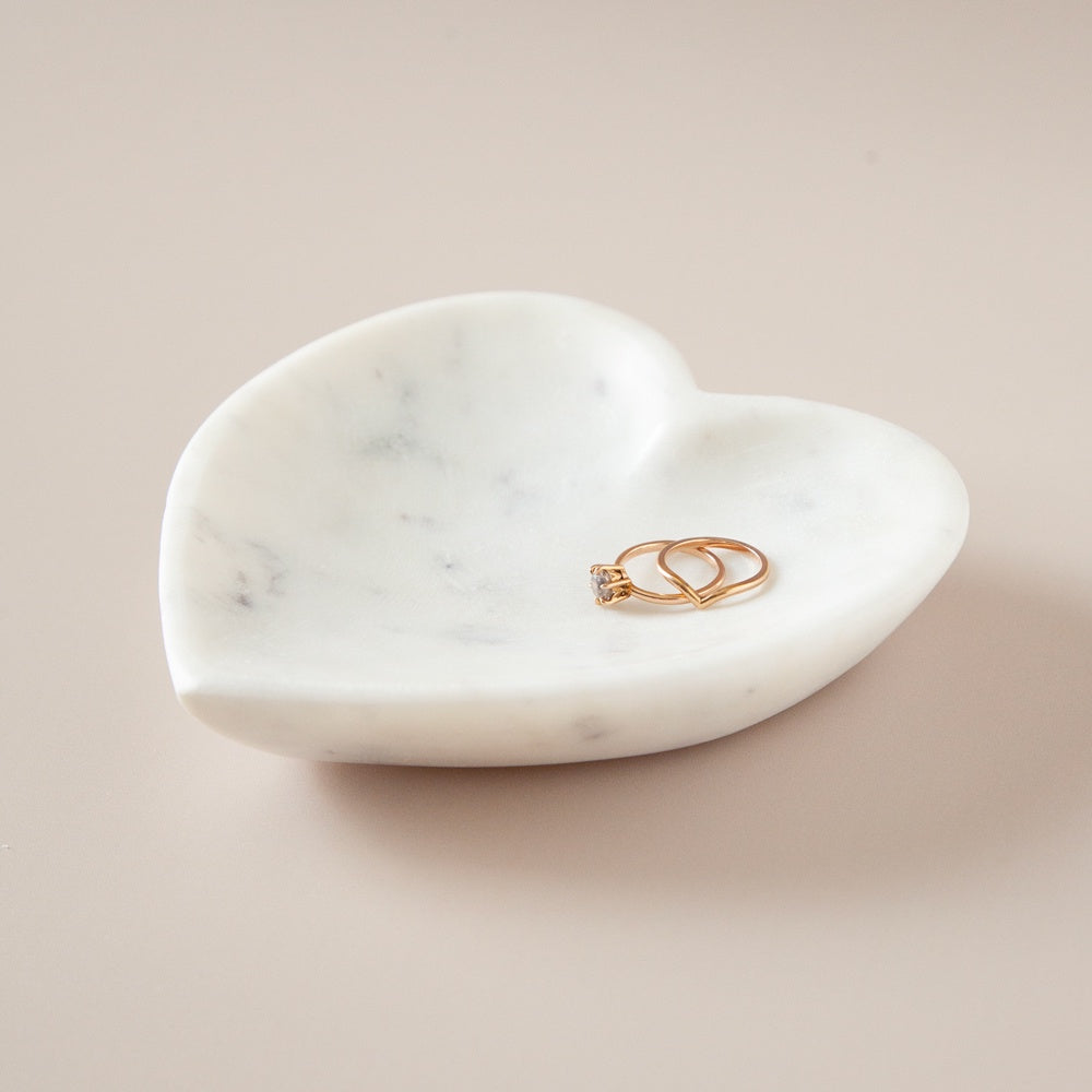 Marble Heart Dish Large main image 1