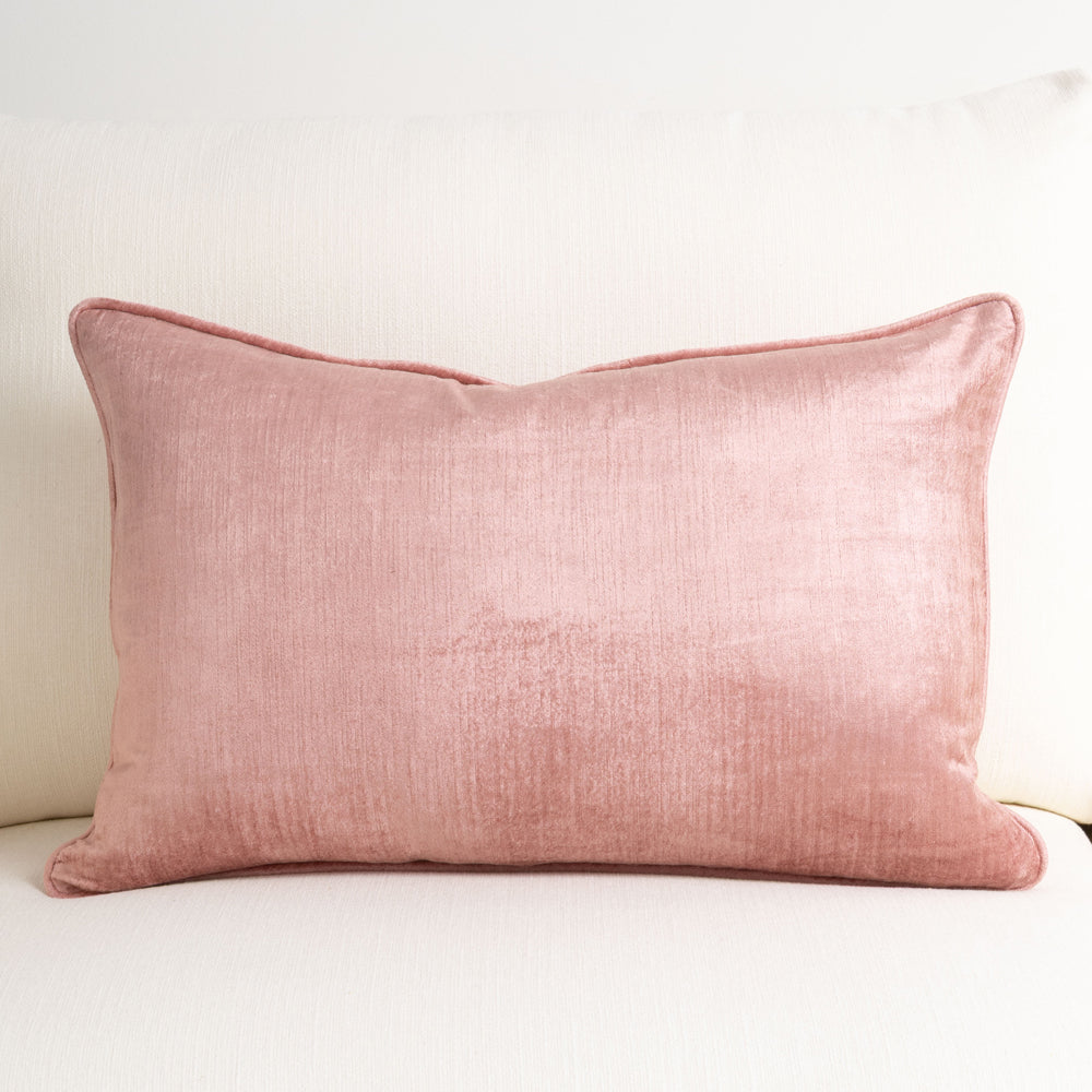 Crushed Velvet Cushion Guava 40x60cm