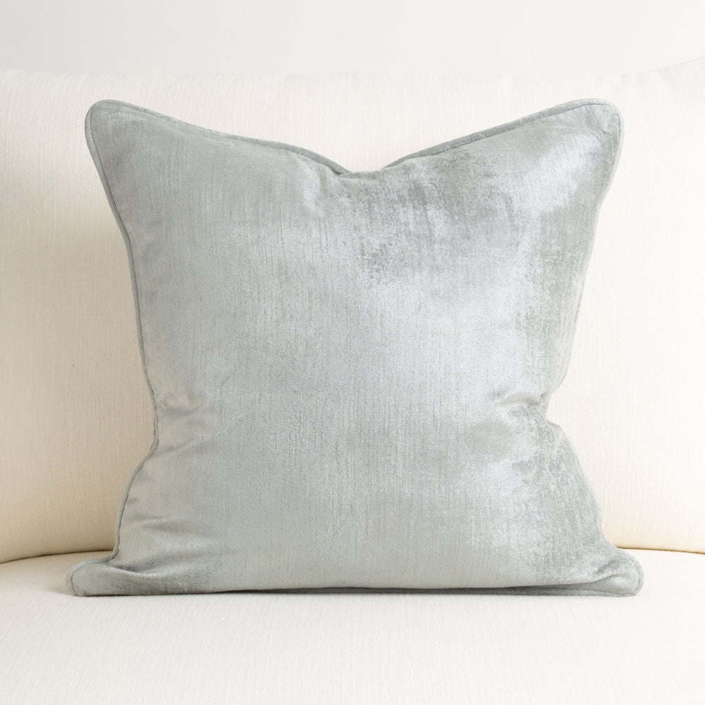 Crushed Velvet Cushion Glacier 50x50cm