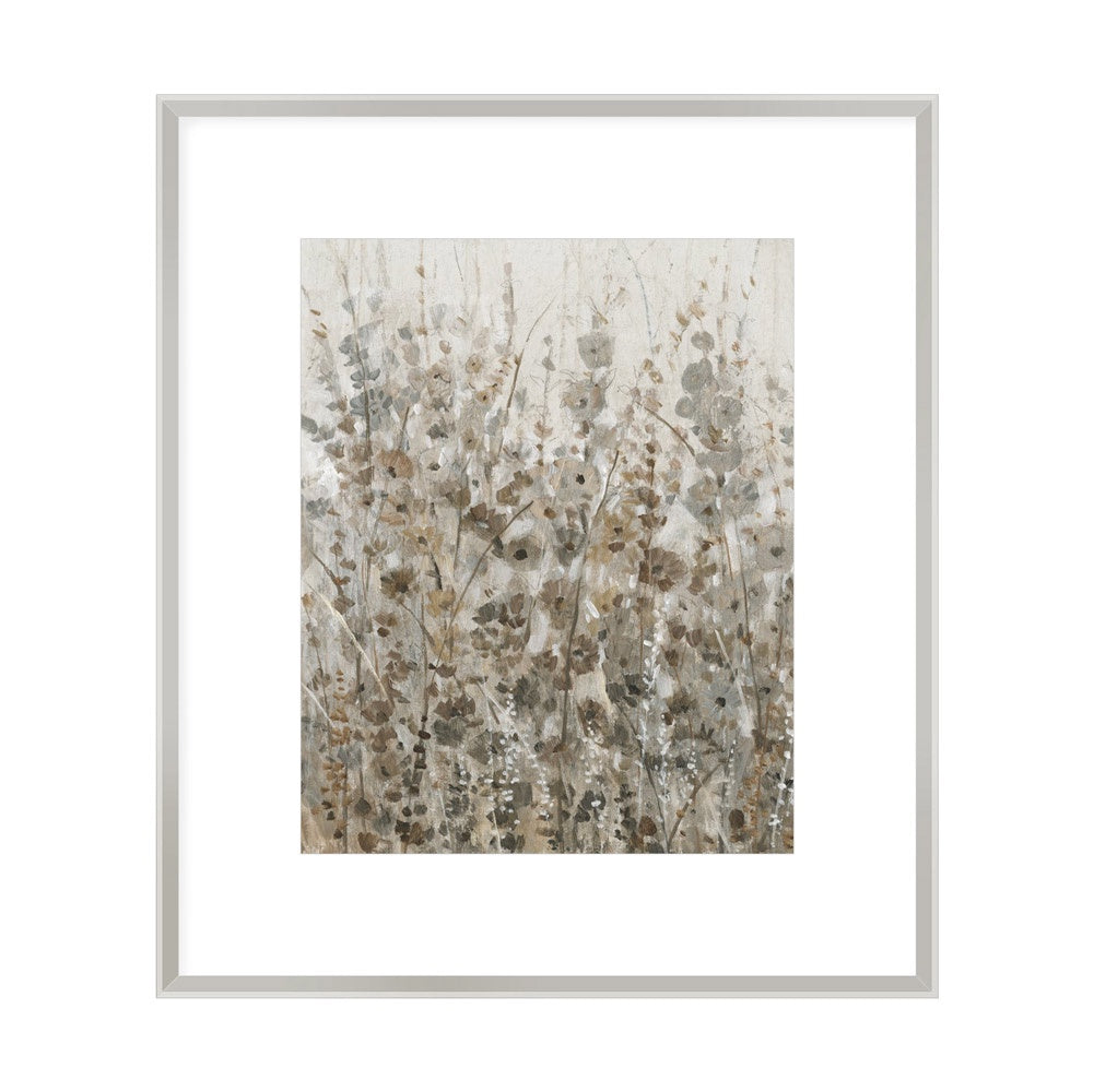 Autumn floral framed wall art.