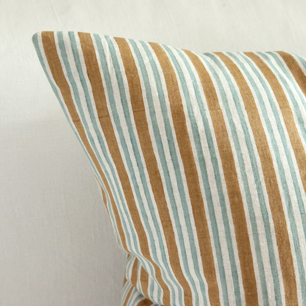 Alacha Saffron Linen Cushion 55x55cm
