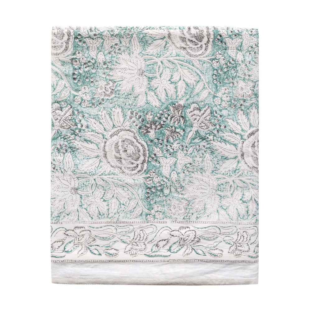 Ada Block Printed Tablecloth 280cm