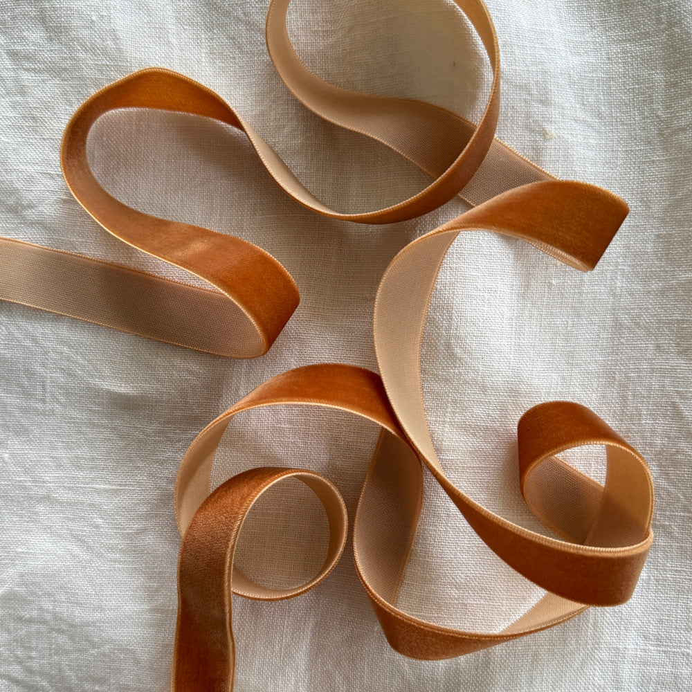 3m Amber Velvet Ribbon