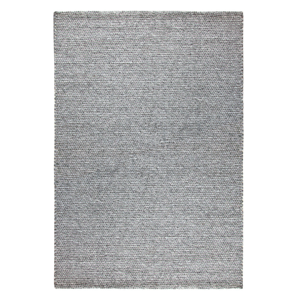 Charcoal grey indoor outdoor rug.