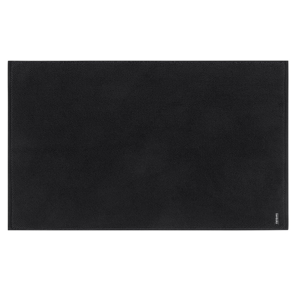 Bemboka Black Micro Cotton Bath Mat