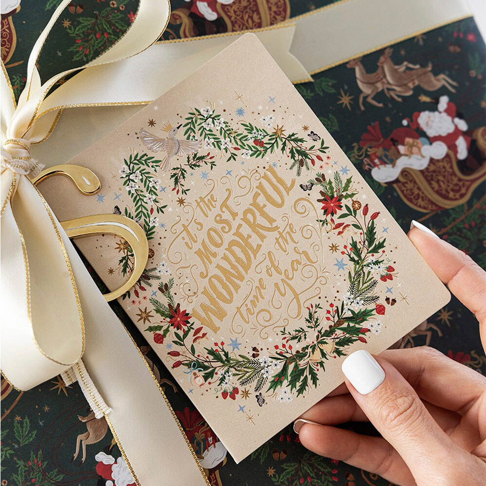 Wonderful Wreath Card