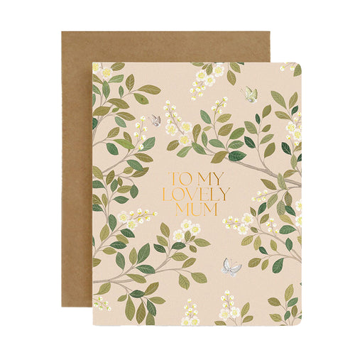 To My Lovely Mum Card