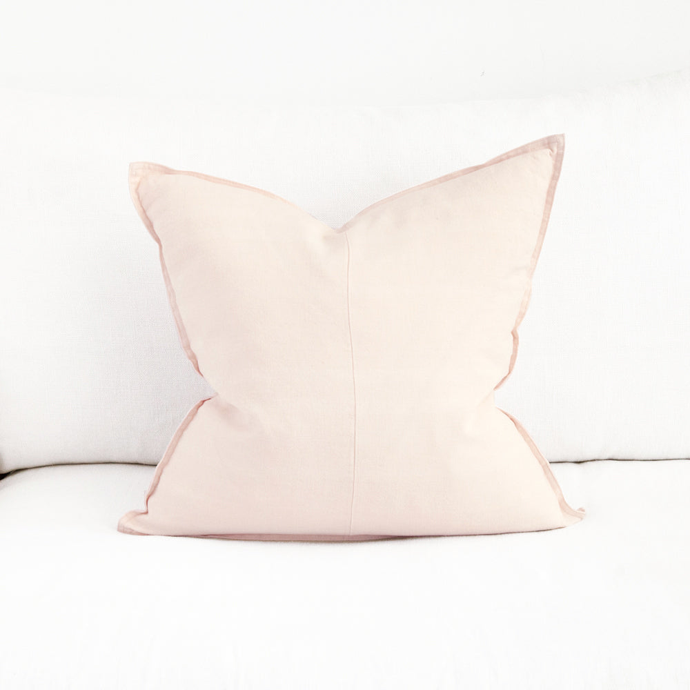 Everyday Linen Cushion Blush 50x50cm
