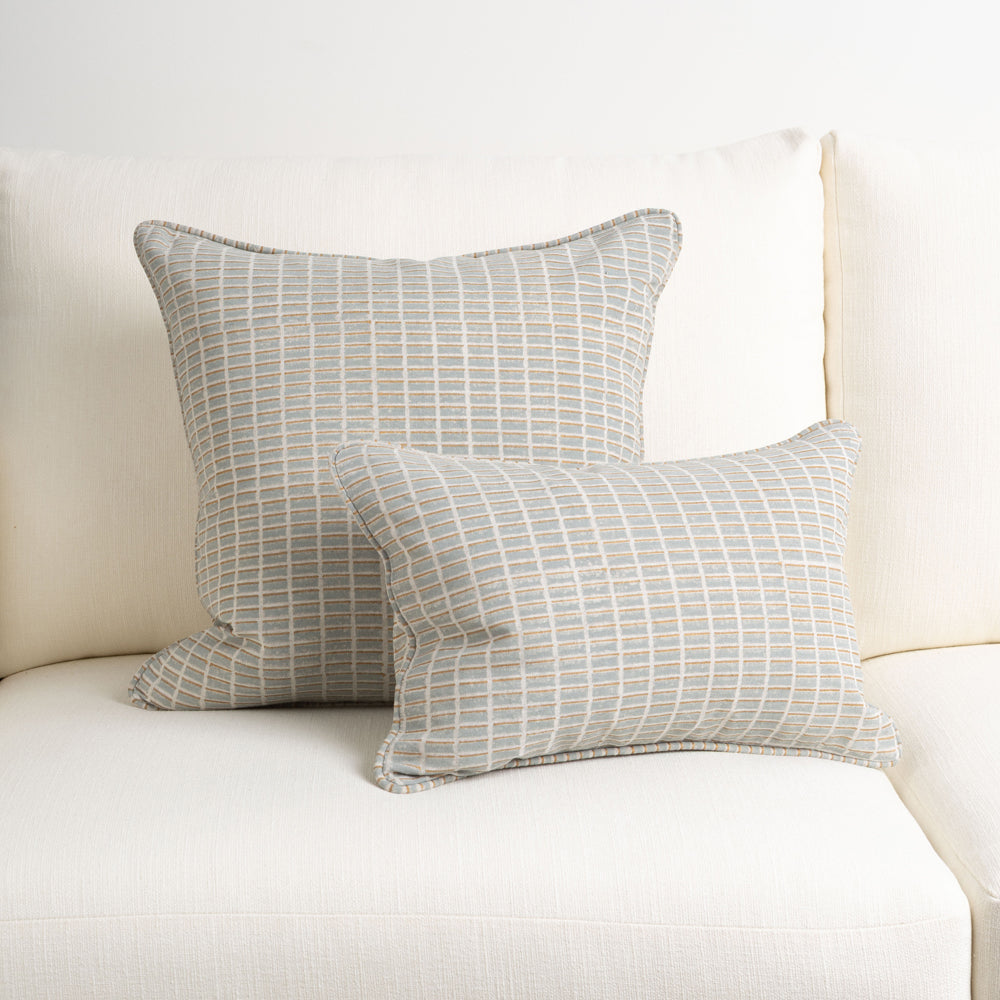 Bond Antique Blue Gold Cushion 50x50cm