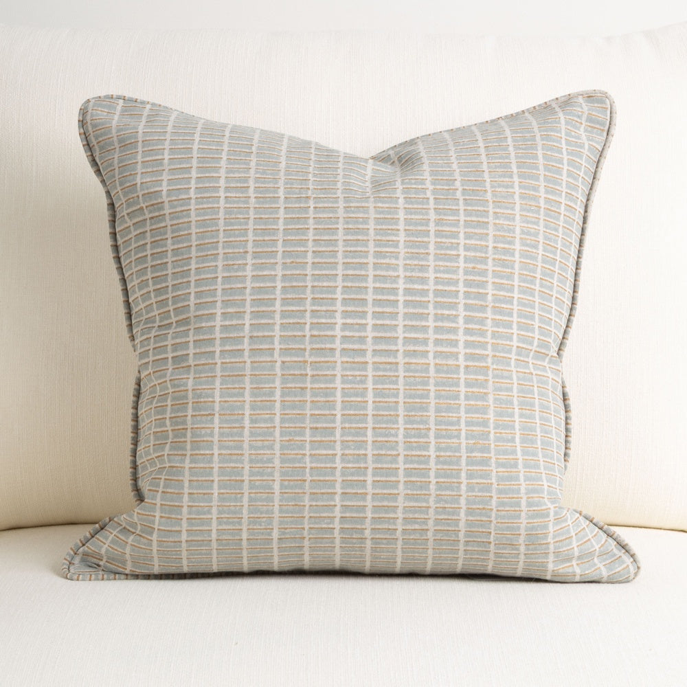Bond Antique Blue Gold Cushion 50x50cm