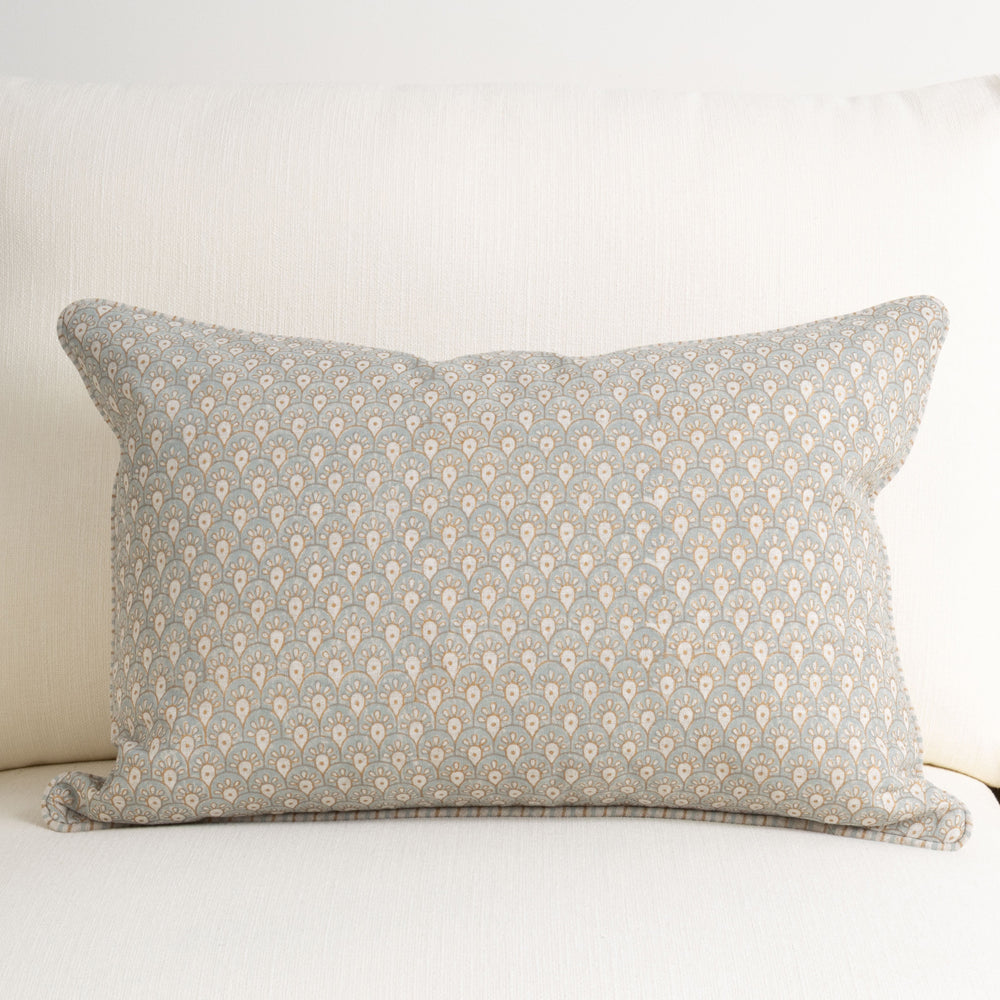 Lake & Antique Blue Cushion Combination