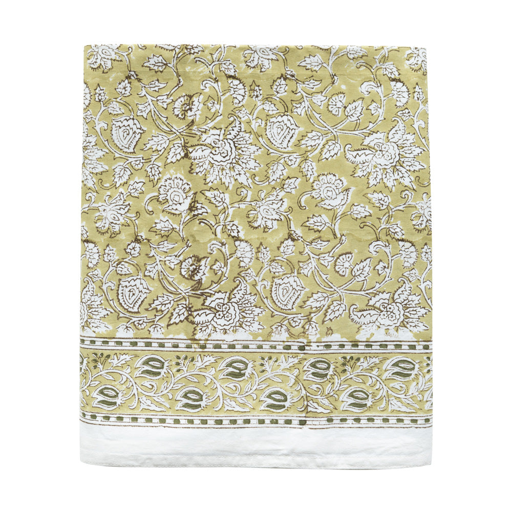 Chloe Block Printed Tablecloth