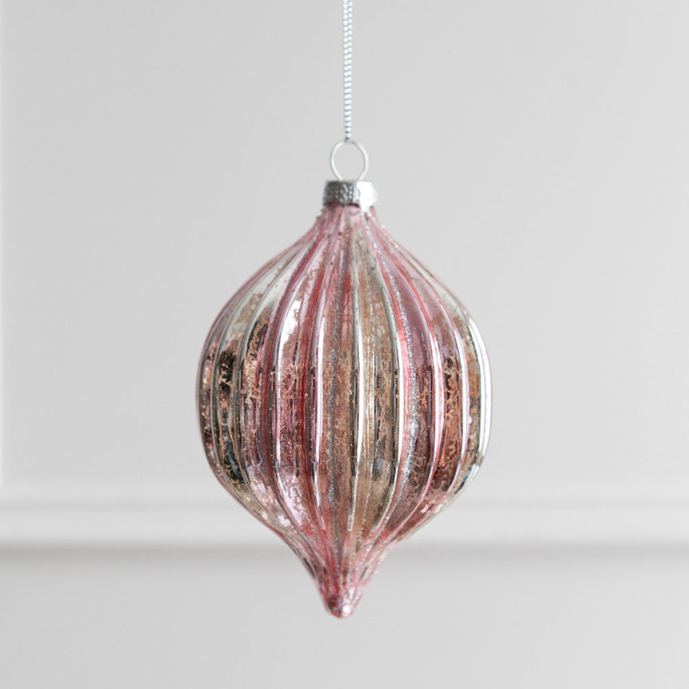 Pink Drop Bauble