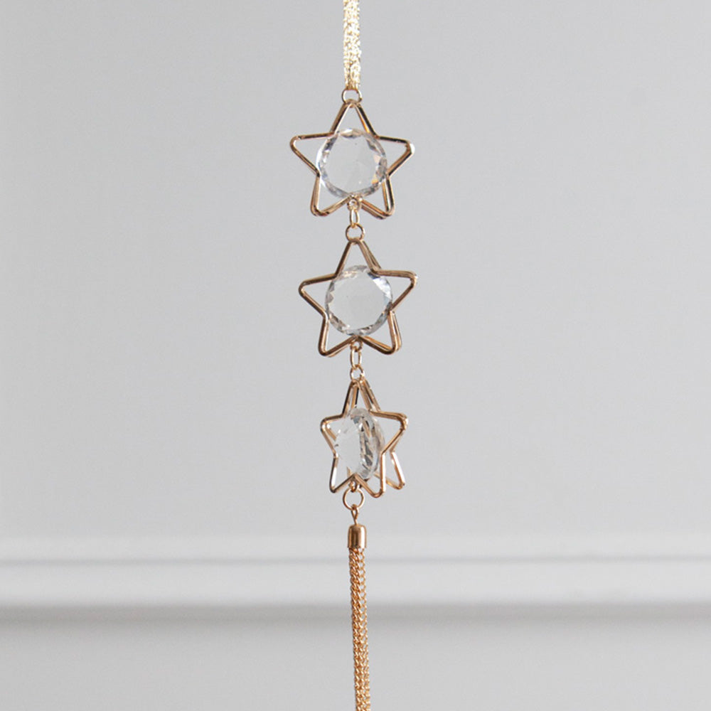 Star Crystal Ornament Gold