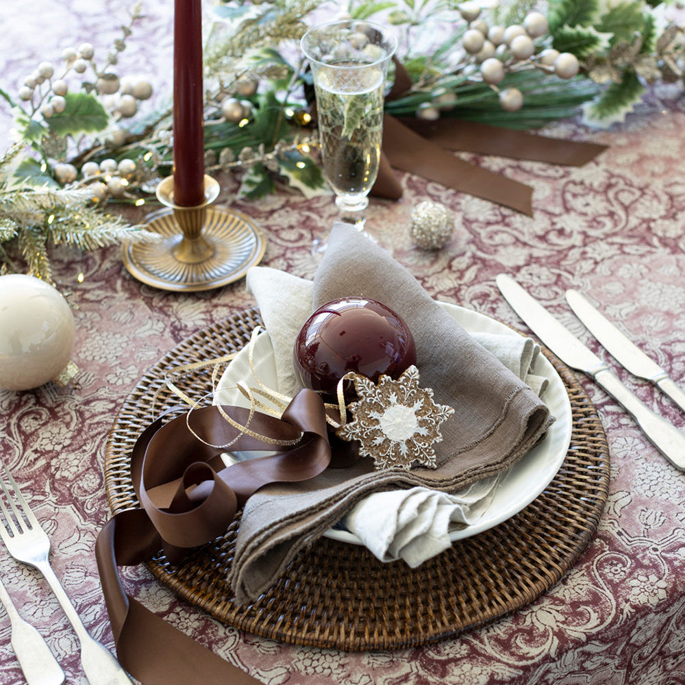 Rattan Placemat Antique Brown