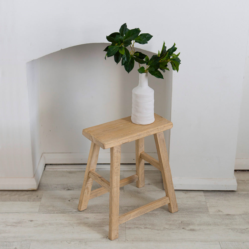 Cotswold Rustic Rectangular Wooden Stool | Pepperwhites – Pepperwhites ...