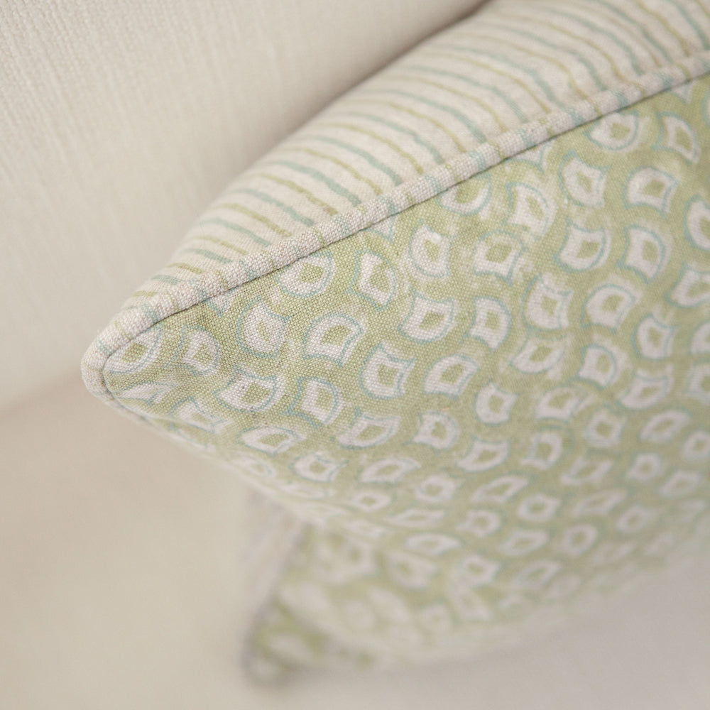 Cove Tarragon Cushion 30x45cm