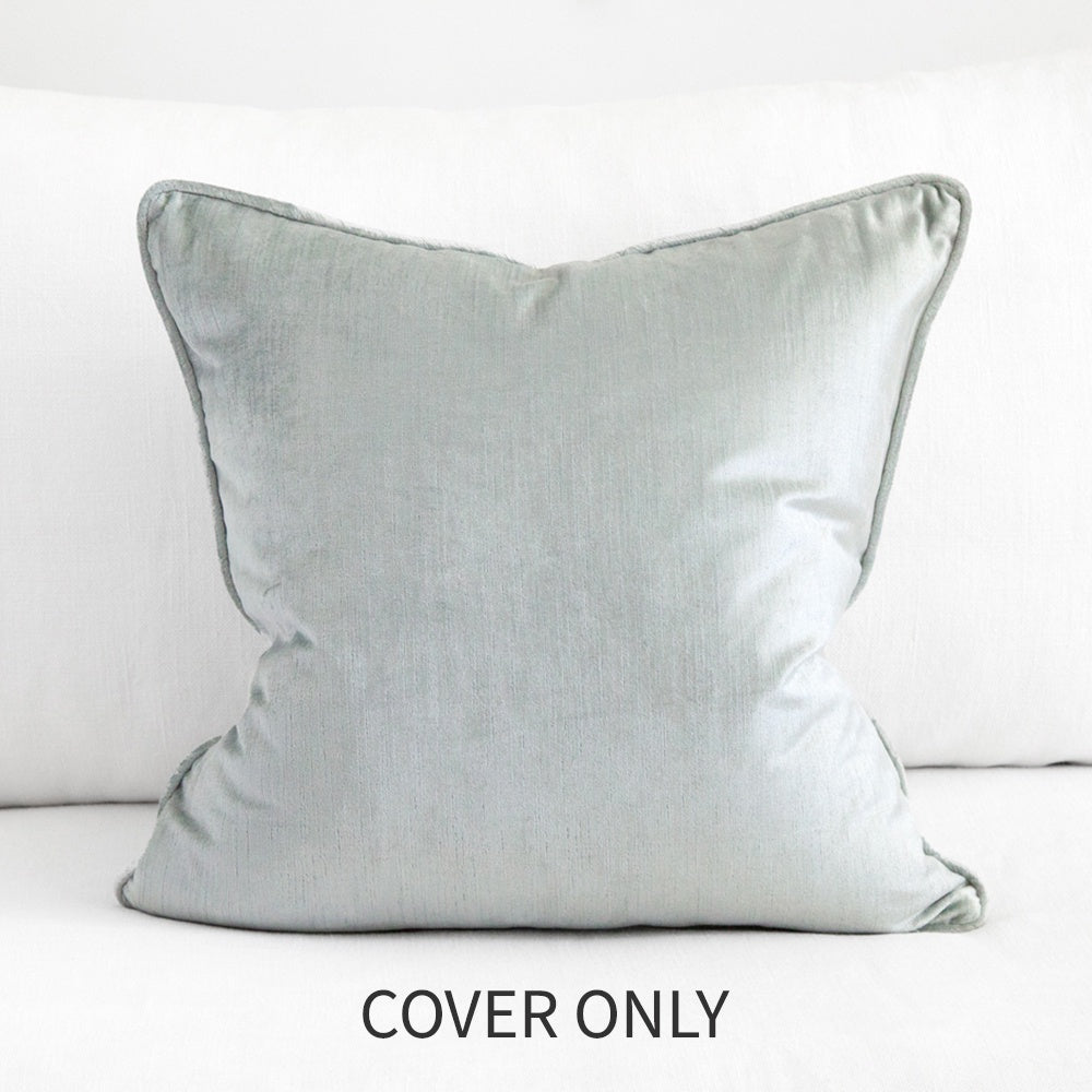 Crushed Velvet Cushion Glacier Cover Only 50x50cm