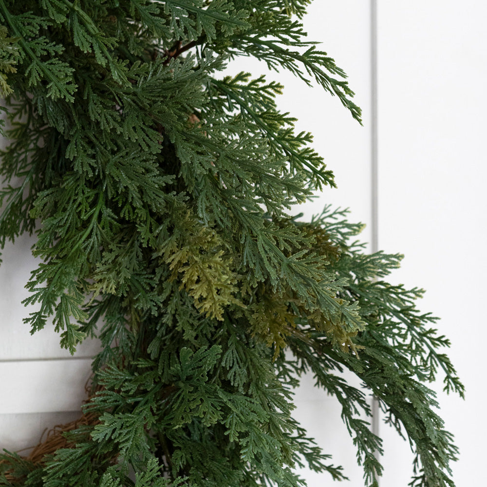 Cypress Wreath & Bells Decorative Set