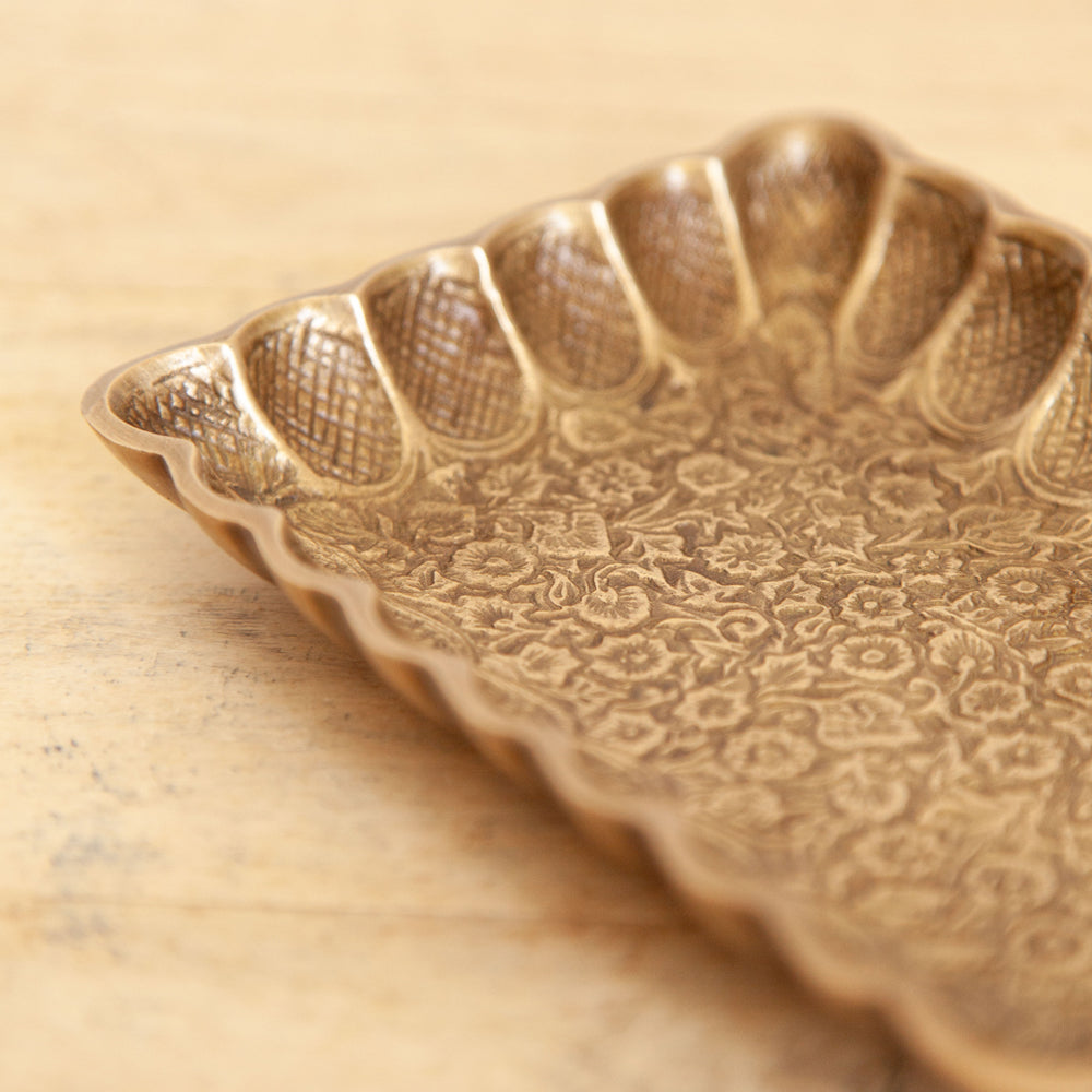 Damask Brass Tray