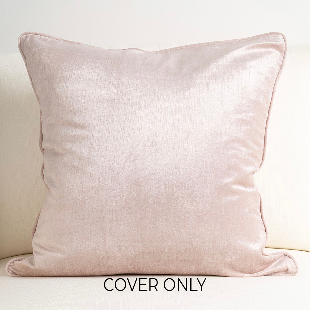 Crushed Velvet Cushion Dusk Cover Only 60x60cm