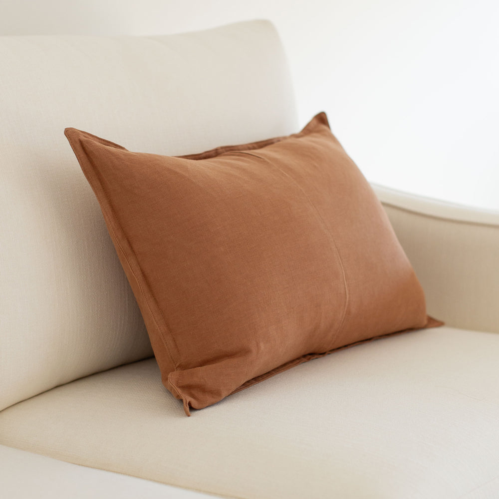 Everyday Linen Cushion Amber 40x60cm
