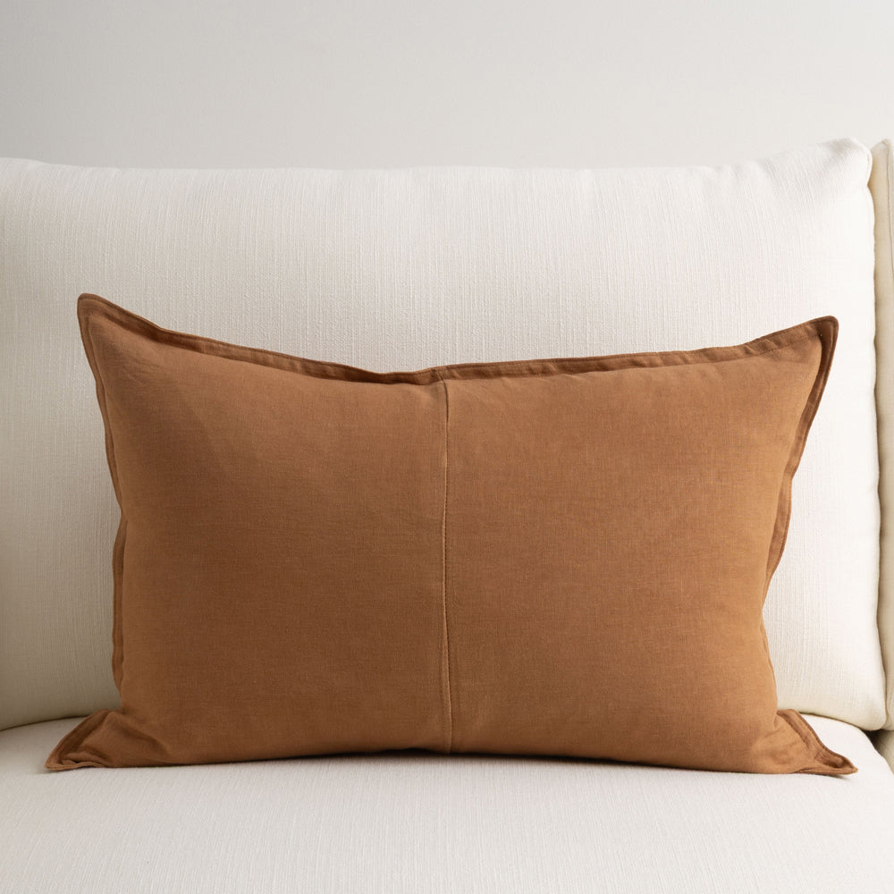 Everyday Linen Cushion Amber 40x60cm