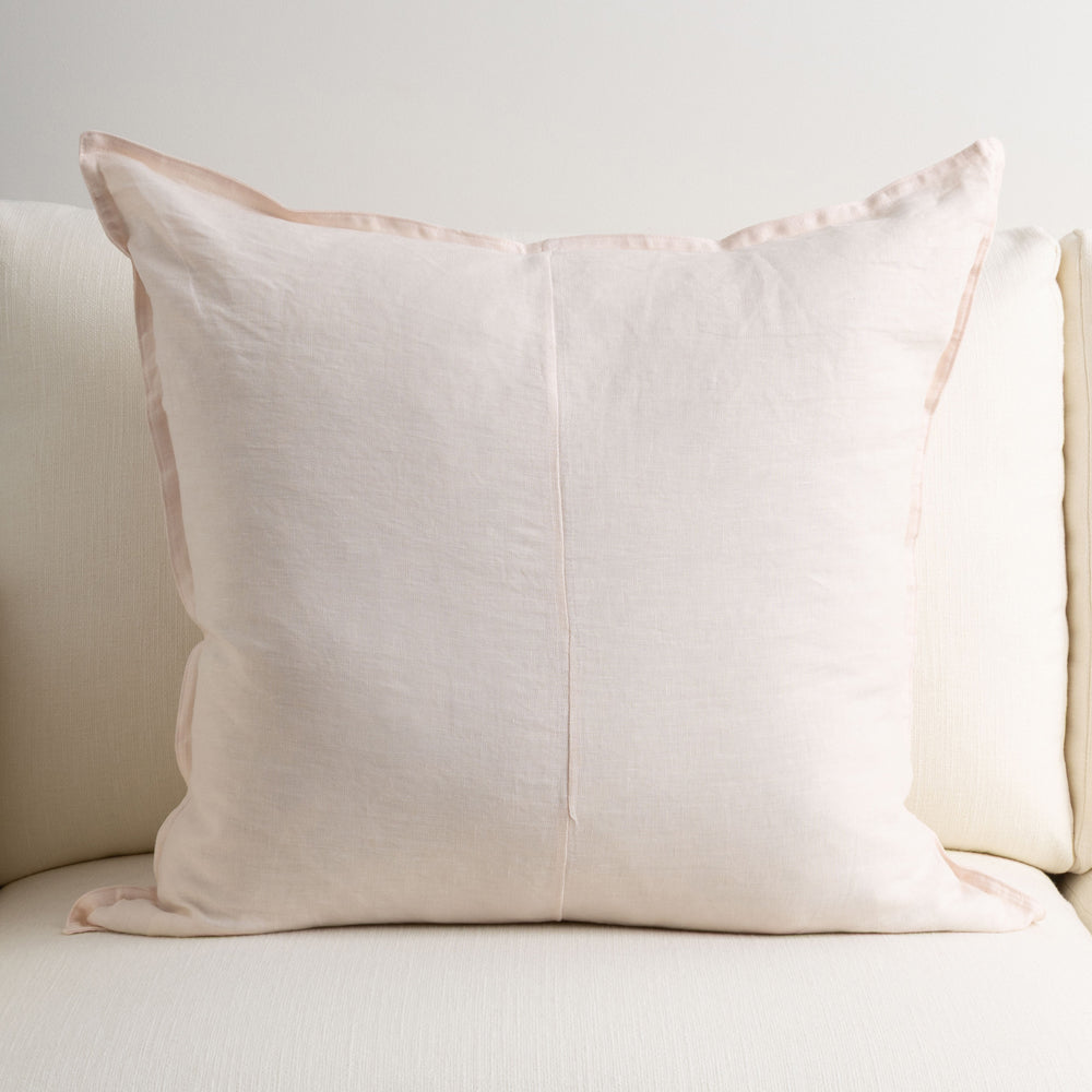 Everyday Linen Cushion Blush 60x60cm