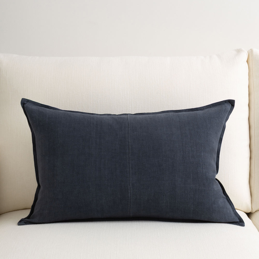 Everyday Linen Cushion Denim 40x60cm