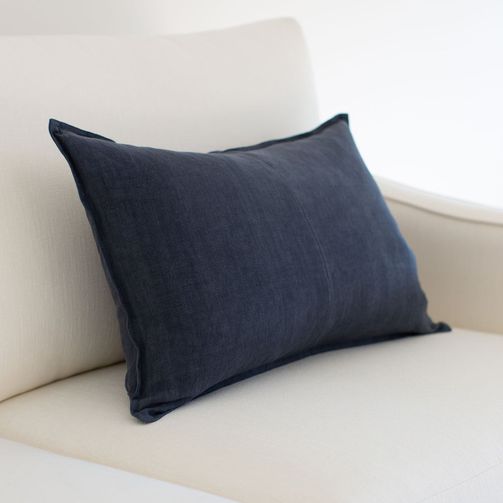 Everyday Linen Cushion Denim 40x60cm