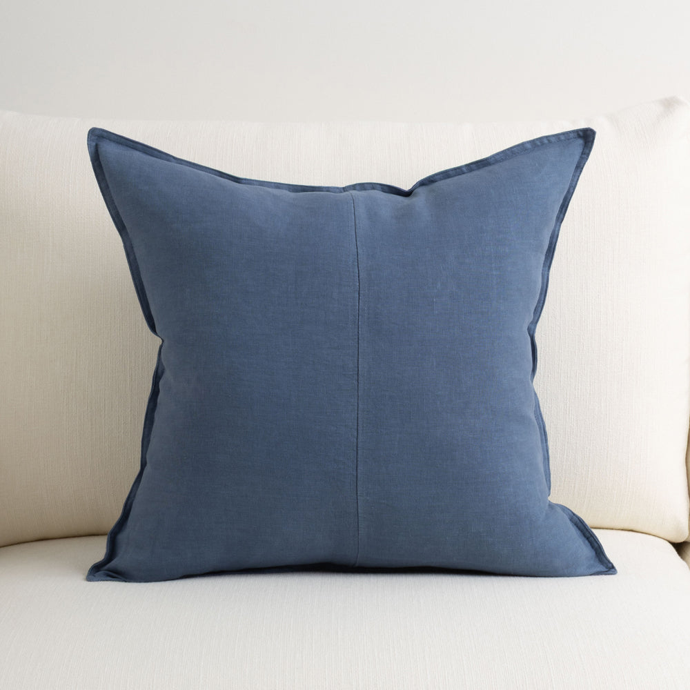 Everyday Linen Cushion French Blue 50x50cm