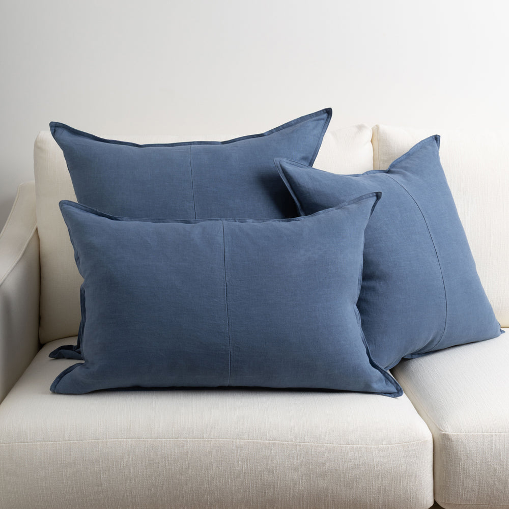 Everyday Linen Cushion French Blue 50x50cm