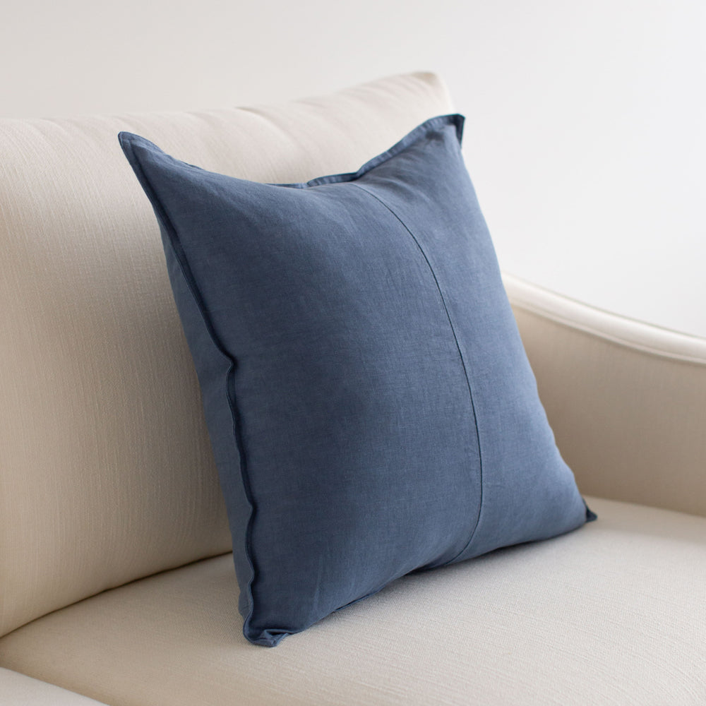 Everyday Linen Cushion French Blue 50x50cm