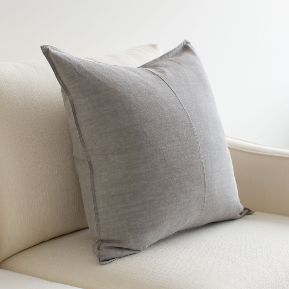 Everyday Linen Cushion Gull Grey 60x60cm