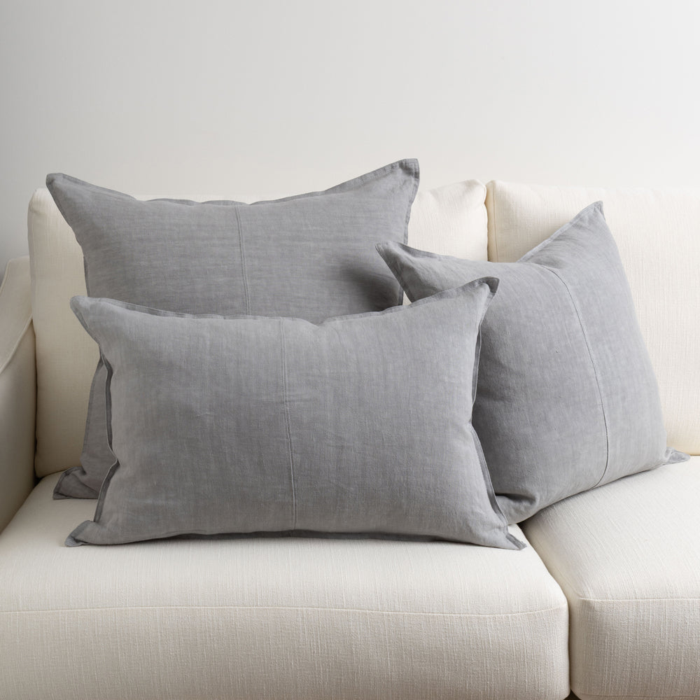 Everyday Linen Cushion Gull Grey 40x60cm