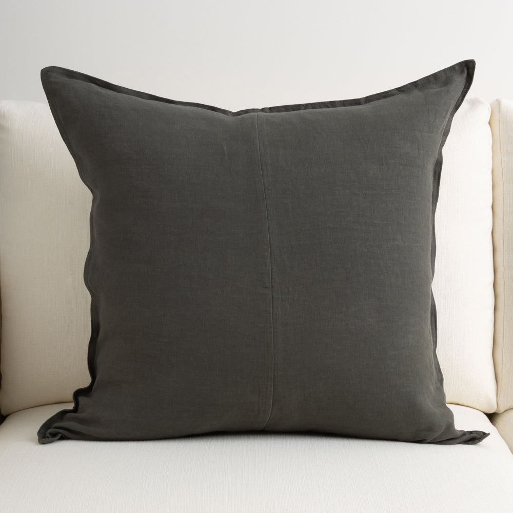 Everyday Linen Cushion Olive 60x60cm