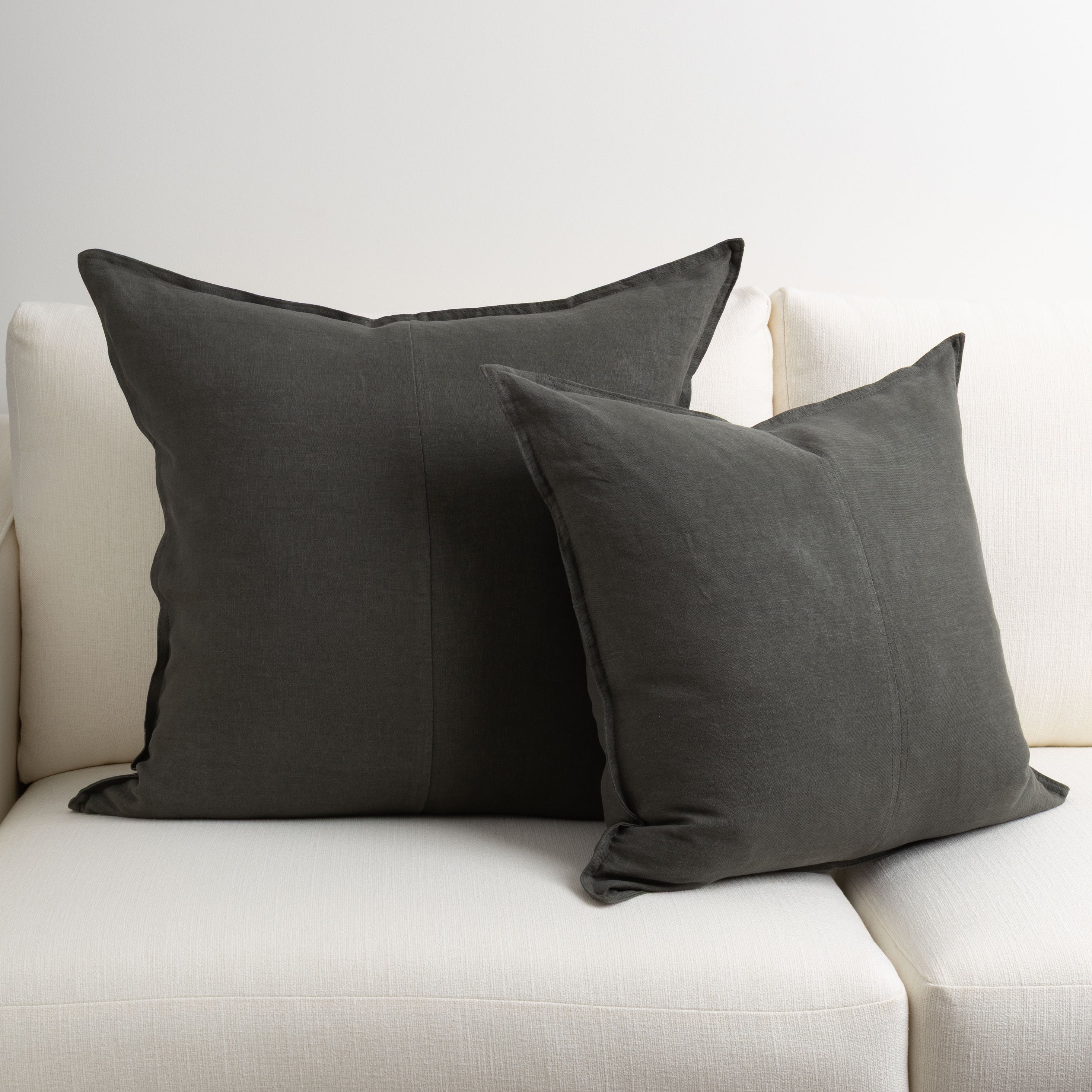 Everyday Linen Cushion Olive 60x60cm