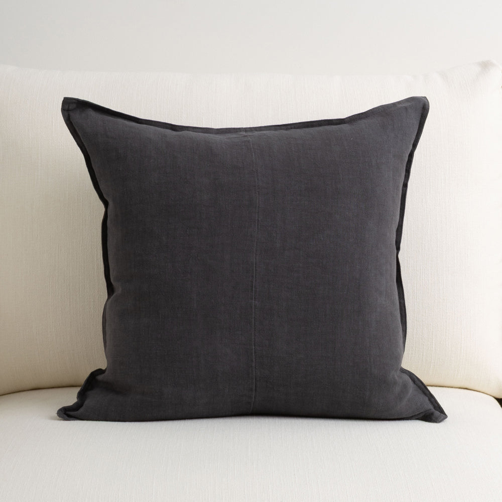 Everyday Linen Cushion Pewter 50x50cm