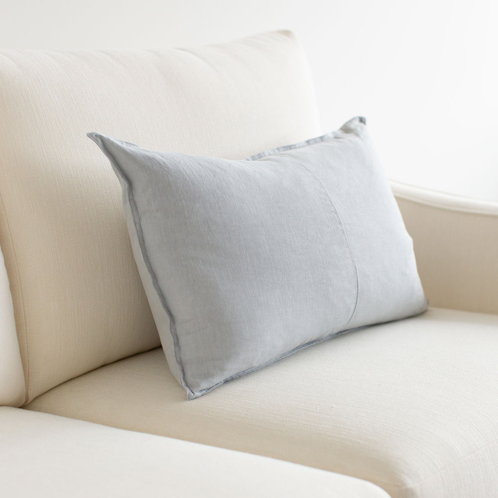 Everyday Linen Cushion Powder Blue 40x60cm