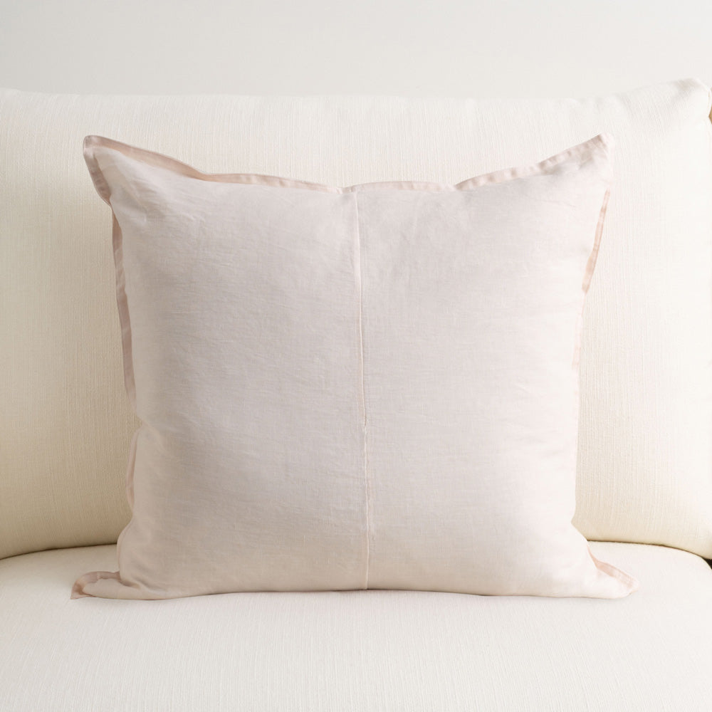 Everyday Linen Cushion Blush 50x50cm