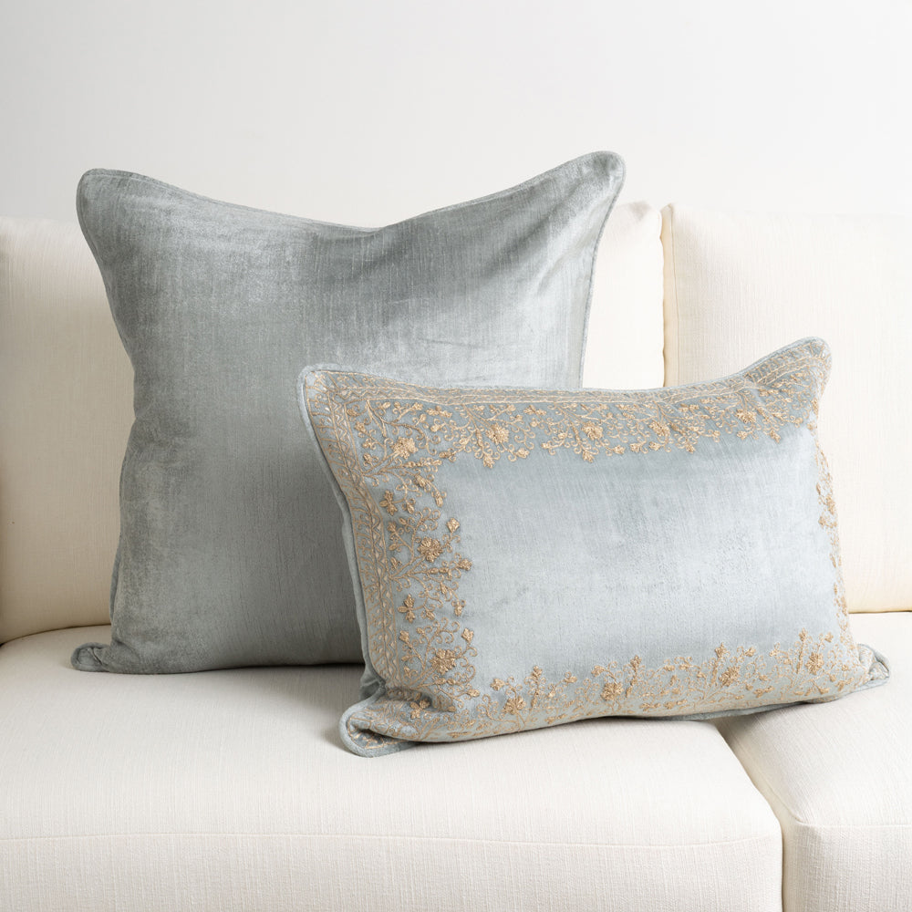 Glacier Embroidered Cushion 40x60cm