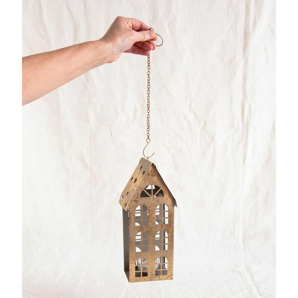 Gold Terrace Tealight Holder