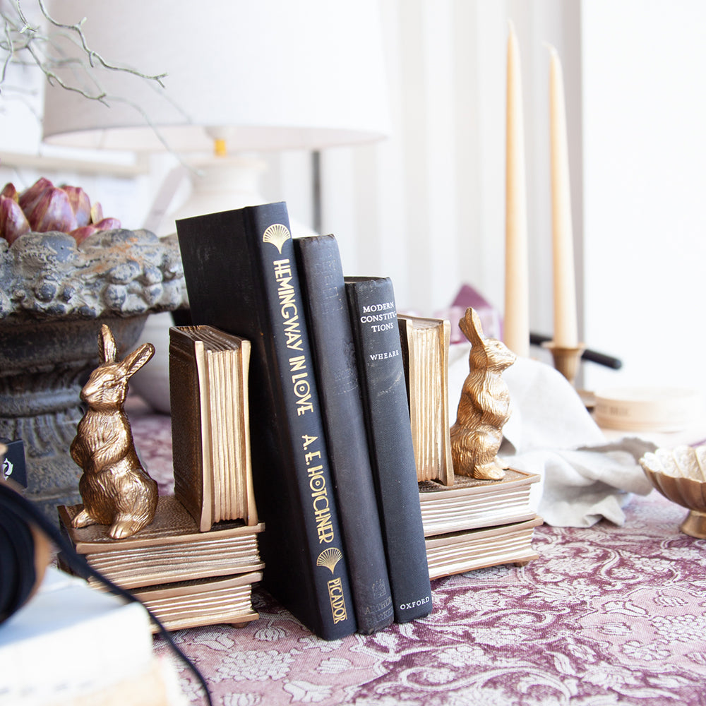 Harvey Rabbit Bookends