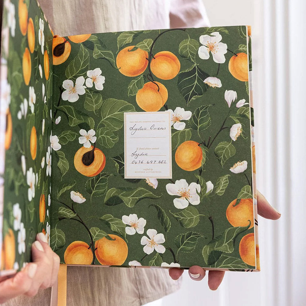 Heirloom Recipe Journal Peaches