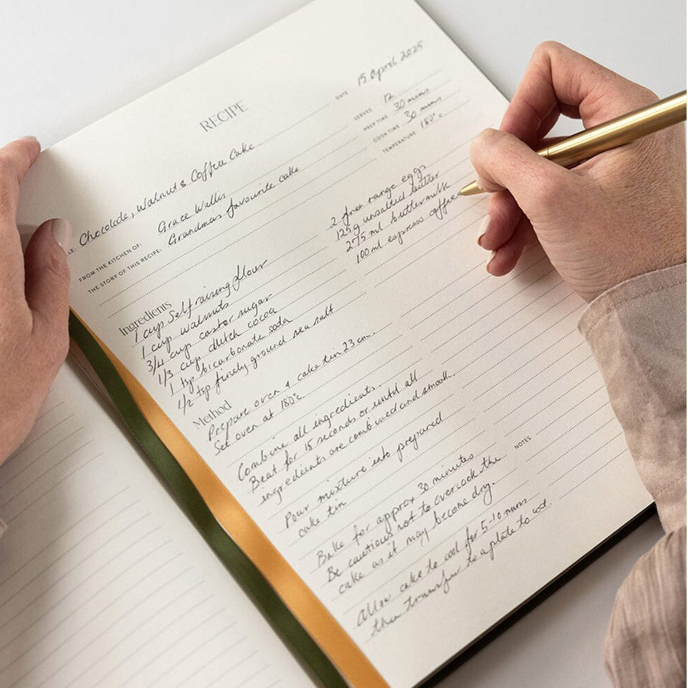 Heirloom Recipe Journal Basil