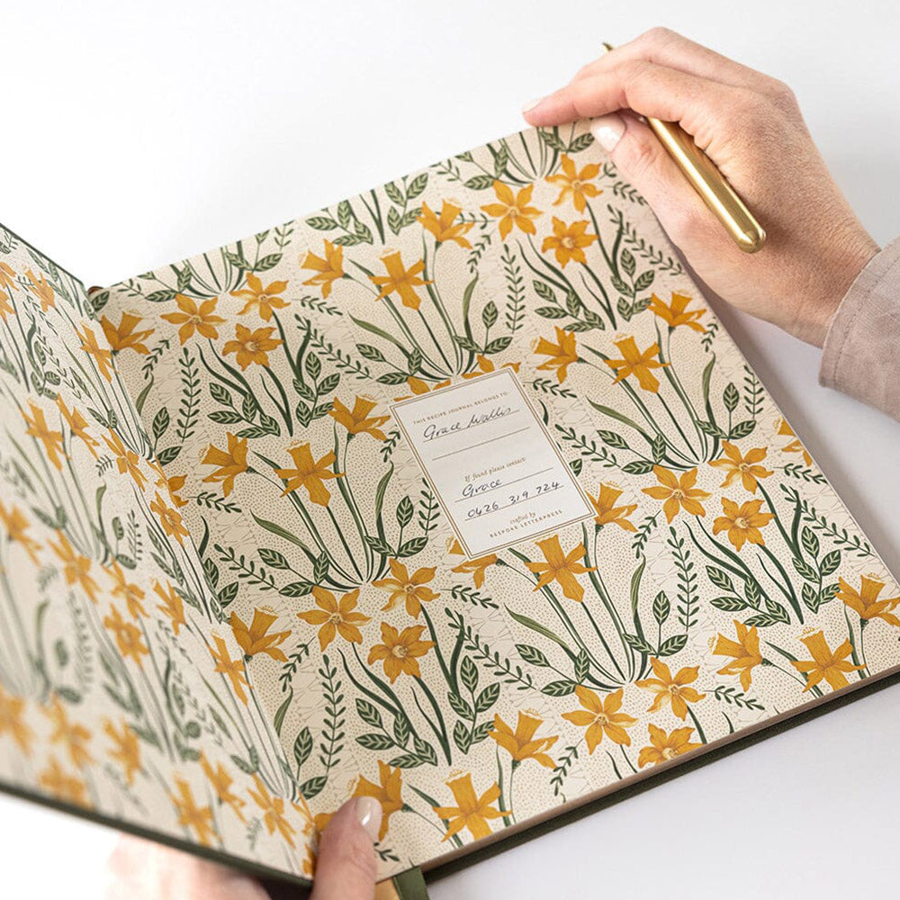 Heirloom Recipe Journal Basil